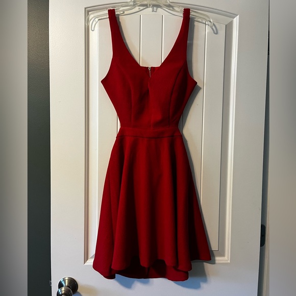 Akira open back red dress size small - Picture 1 of 2